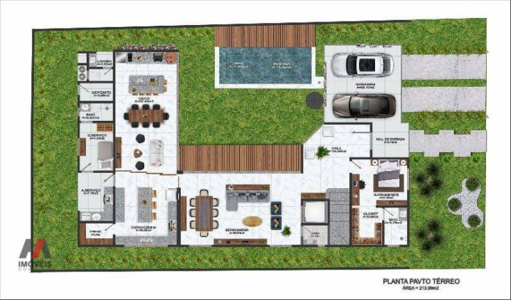Imagem Casa com 5 Quartos à Venda, 433 m² em Alphaville Fortaleza - Eusébio