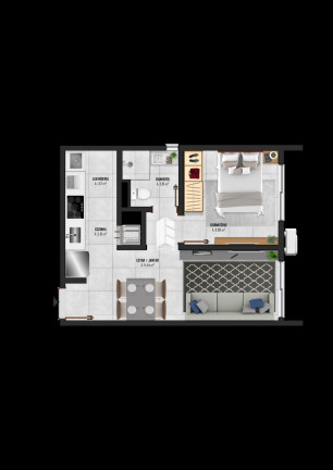 Imagem Apartamento com 1 Quarto à Venda, 39 m² em Nossa Senhora Do Rosário - Santa Maria Imagem Apartamento com 1 Quarto à Venda, 39 m² em Nossa Senhora Do Rosário - Santa Maria