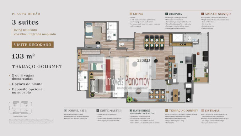 Imagem Apartamento com 4 Quartos à Venda, 133 m² em Vila Andrade - São Paulo