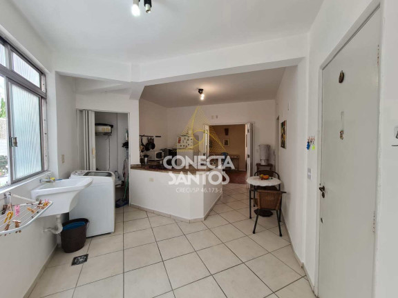 Imagem Apartamento com 3 Quartos para Alugar, 165 m² em José Menino - Santos