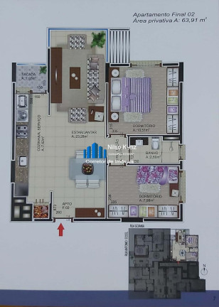 Imagem Apartamento com 2 Quartos à Venda, 79 m² em Botafogo - Bento Gonçalves Imagem Apartamento com 2 Quartos à Venda, 79 m² em Botafogo - Bento Gonçalves