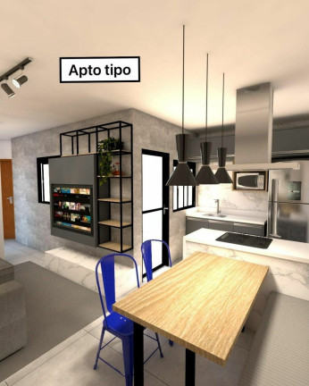Imagem Apartamento com 2 Quartos à Venda, 47 m² em Jardim - Santo André Imagem Apartamento com 2 Quartos à Venda, 47 m² em Jardim - Santo André
