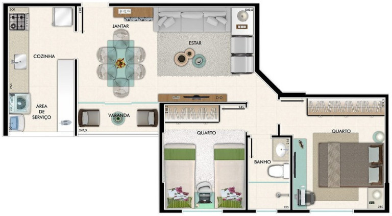 Imagem Apartamento com 2 Quartos à Venda, 54 m² em Betania - Belo Horizonte Imagem Apartamento com 2 Quartos à Venda, 54 m² em Betania - Belo Horizonte