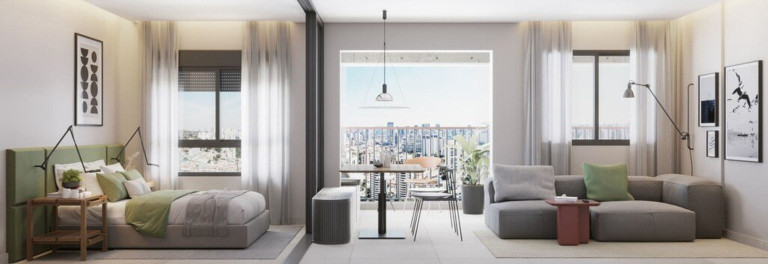 Imagem Apartamento com 1 Quarto à Venda, 33 m² em Santo Amaro - São Paulo