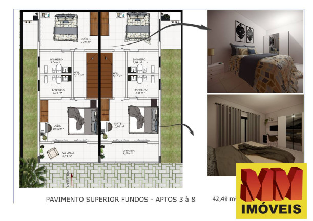 Imagem Casa de Condomínio com 2 Quartos à Venda, 71 m² em Peró - Cabo Frio Imagem Casa de Condomínio com 2 Quartos à Venda, 71 m² em Peró - Cabo Frio