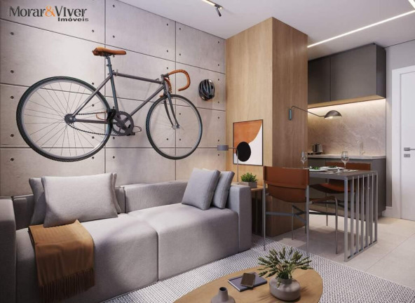 Imagem Apartamento com 1 Quarto à Venda, 25 m² em Centro - Curitiba