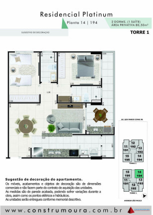 Imagem Apartamento com 2 Quartos à Venda, 80 m² em Centro - Mongaguá