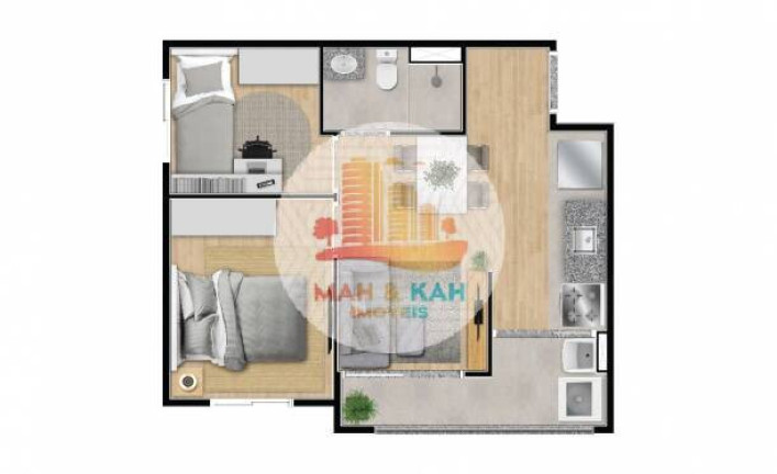 Imagem Apartamento com 2 Quartos à Venda, 36 m² em Vila Ré - São Paulo