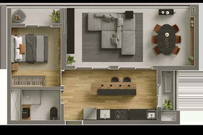Imagem Apartamento com 1 Quarto à Venda, 55 m² em Vila Olímpia - São Paulo Imagem Apartamento com 1 Quarto à Venda, 55 m² em Vila Olímpia - São Paulo