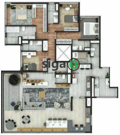 Imagem Apartamento com 4 Quartos à Venda, 230 m² em Pinheiros - São Paulo Imagem Apartamento com 4 Quartos à Venda, 230 m² em Pinheiros - São Paulo
