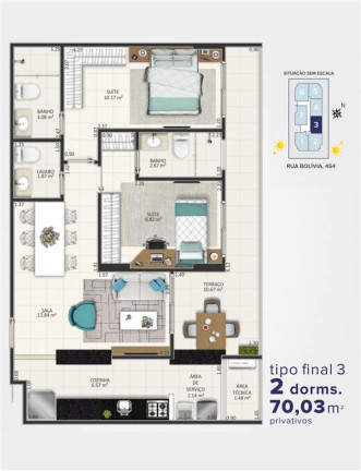 Imagem Apartamento com 2 Quartos à Venda, 70 m² em Guilhermina - Praia Grande Imagem Apartamento com 2 Quartos à Venda, 70 m² em Guilhermina - Praia Grande