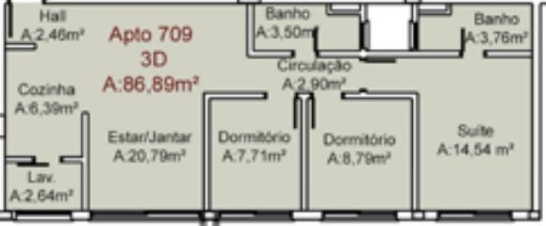 Imagem Apartamento com 3 Quartos à Venda, 87 m² em Santa Tereza - Porto Alegre