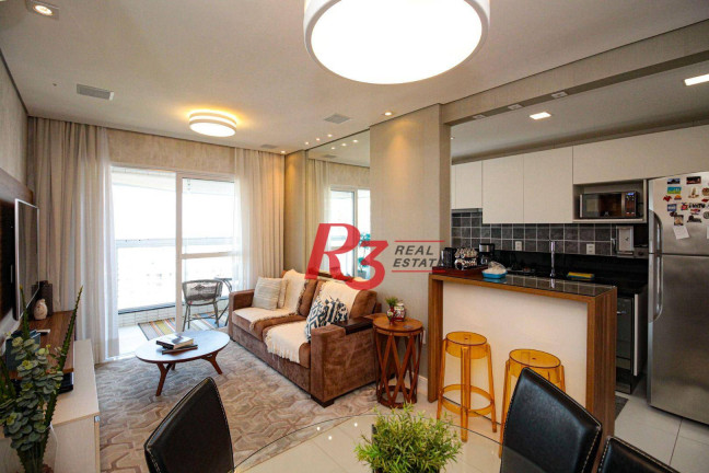 Imagem Apartamento com 1 Quarto à Venda, 52 m² em Embaré - Santos