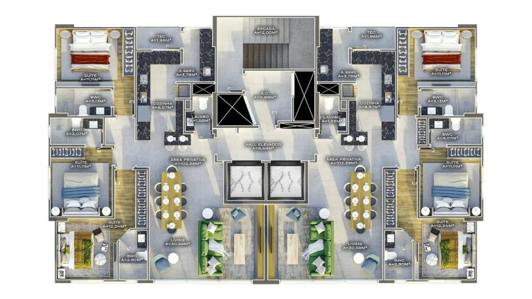 Imagem Apartamento com 3 Quartos à Venda, 102 m² em Centro - Balneário Camboriú Imagem Apartamento com 3 Quartos à Venda, 102 m² em Centro - Balneário Camboriú