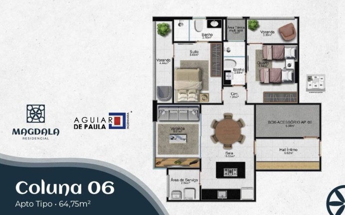 Imagem Apartamento à Venda,  em Enseada Azul - Guarapari