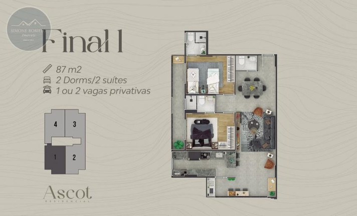 Imagem Apartamento com 2 Quartos à Venda, 87 m² em Canto Do Forte - Praia Grande Imagem Apartamento com 2 Quartos à Venda, 87 m² em Canto Do Forte - Praia Grande