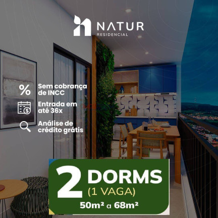 Apartamento com 2 Quartos à Venda, 56 m² em Parque Das Nações - Atibaia