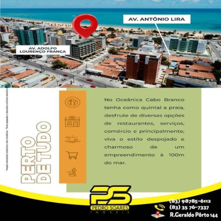 Imagem Apartamento com 1 Quarto à Venda, 25 m² em Cabo Branco - João Pessoa Imagem Apartamento com 1 Quarto à Venda, 25 m² em Cabo Branco - João Pessoa