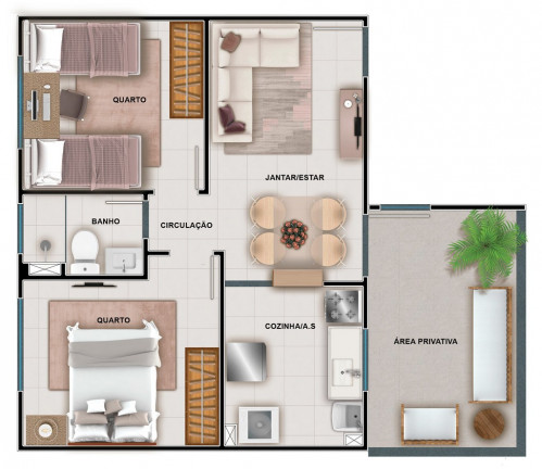 Imagem Imóvel com 2 Quartos à Venda, 40 m² em Jardim Alvorada - Nova Iguaçu