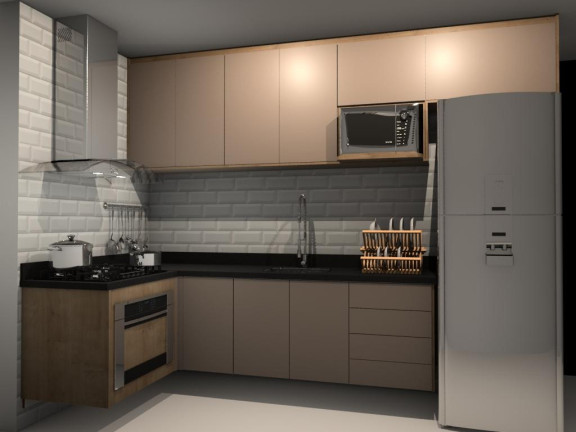 Imagem Apartamento com 2 Quartos à Venda, 60 m² em Vila Linda - Santo André