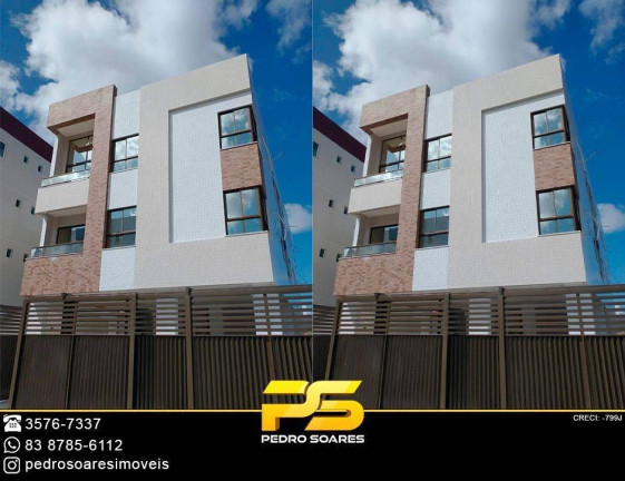 Apartamento com 2 Quartos à Venda, 52 m² em Cidade Dos Colibris - João Pessoa