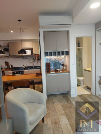 Imagem Apartamento com 1 Quarto para Alugar, 58 m² em Gonzaga - Santos