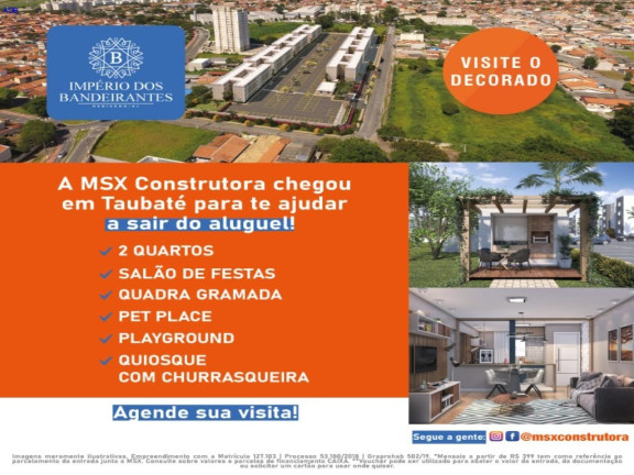 Imagem Apartamento com 2 Quartos à Venda, 44 m² em Chácara São Manoel - Taubaté Imagem Apartamento com 2 Quartos à Venda, 44 m² em Chácara São Manoel - Taubaté