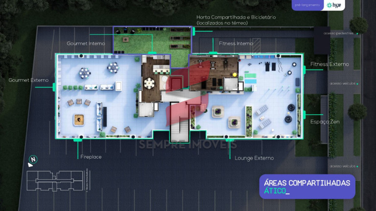 Imagem Apartamento com 2 Quartos à Venda, 48 m² em Capão Raso - Curitiba Imagem Apartamento com 2 Quartos à Venda, 48 m² em Capão Raso - Curitiba