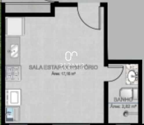 Apartamento à Venda, 23 m² em Nossa Senhora Do Rosário - Santa Maria