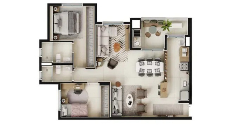 Imagem Imóvel com 3 Quartos à Venda, 83 m² em Jardim Botânico - Ribeirão Preto Imagem Imóvel com 3 Quartos à Venda, 83 m² em Jardim Botânico - Ribeirão Preto