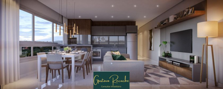 Imagem Apartamento com 2 Quartos à Venda, 73 m² em Praia Grande - Torres