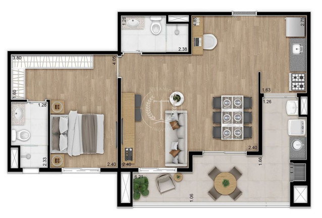 Imagem Apartamento com 2 Quartos à Venda, 63 m² em Lapa - São Paulo