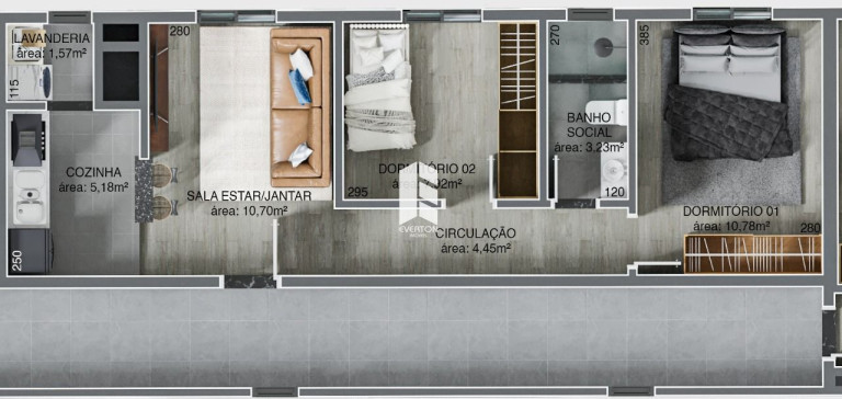 Imagem Apartamento com 2 Quartos à Venda, 52 m² em Nossa Senhora Medianeira - Santa Maria Imagem Apartamento com 2 Quartos à Venda, 52 m² em Nossa Senhora Medianeira - Santa Maria
