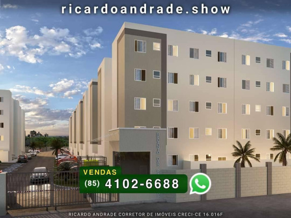 Apartamento com 2 Quartos à Venda, 38 m² em Jangurussu - Fortaleza