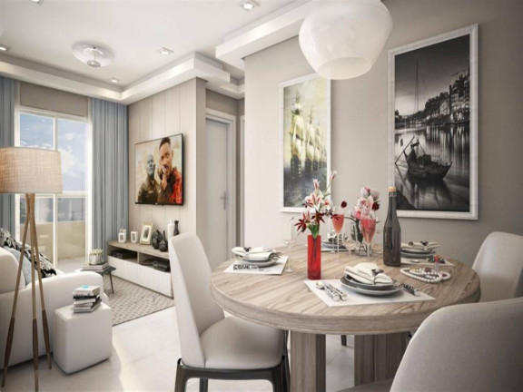 Apartamento com 2 Quartos à Venda, 58 m² em Canto Do Forte - Praia Grande