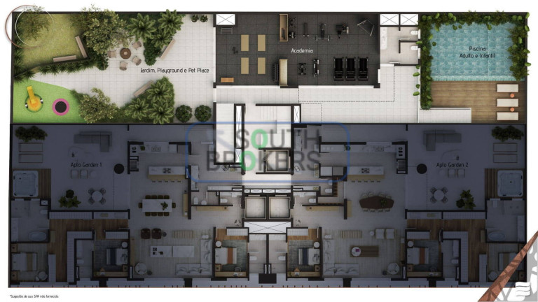 Imagem Apartamento com 3 Quartos à Venda, em Juvevê - Curitiba Imagem Apartamento com 3 Quartos à Venda, em Juvevê - Curitiba