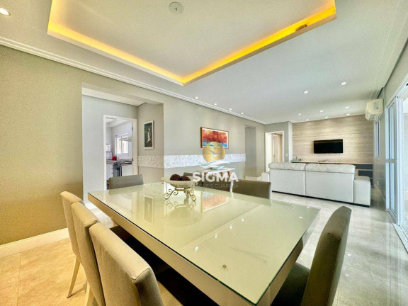 Apartamento com 3 Quartos à Venda, 134 m² em Jardim Astúrias - Guarujá