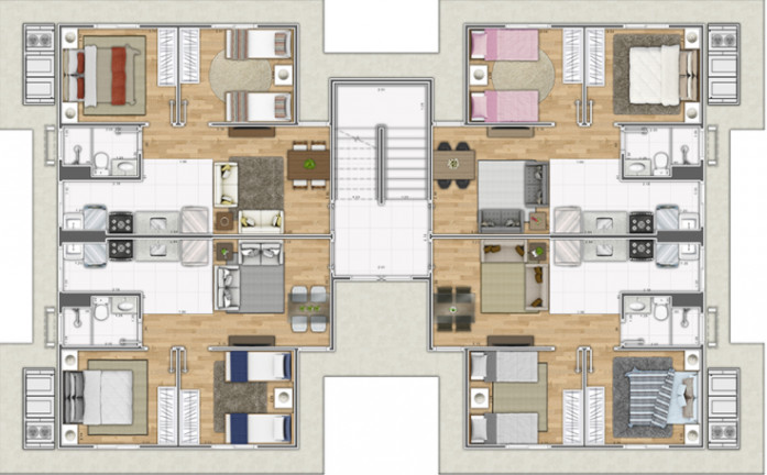 Imagem Apartamento com 2 Quartos à Venda, 42 m² em Parque Universitário De Viracopos - Campinas