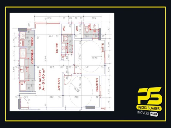 Imagem Apartamento com 2 Quartos à Venda, 61 m² em Tambauzinho - João Pessoa Imagem Apartamento com 2 Quartos à Venda, 61 m² em Tambauzinho - João Pessoa