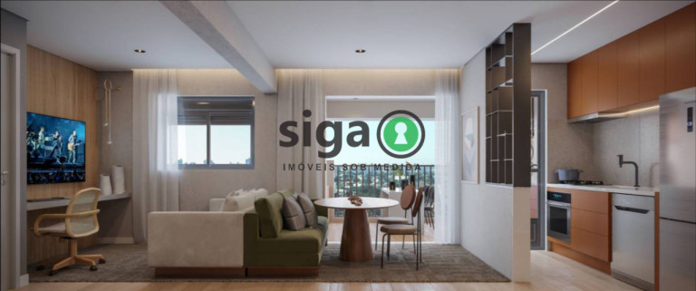 Imagem Apartamento com 1 Quarto à Venda, 29 m² em Brooklin - São Paulo
