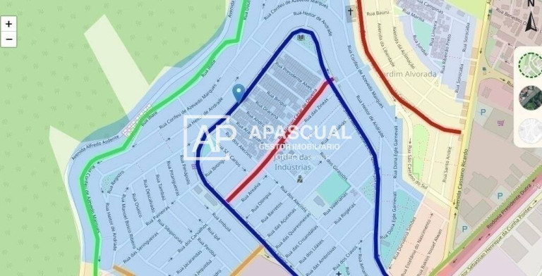 Terreno à Venda, 1.053 m² em Jardim Das Industrias - São José Dos Campos