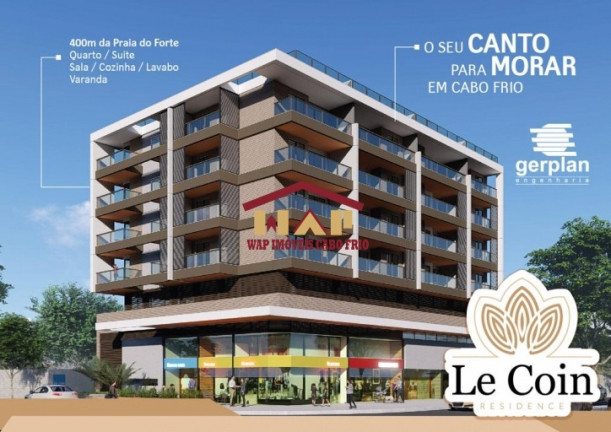 Apartamento com 1 Quarto à Venda, 50 m² em Braga - Cabo Frio