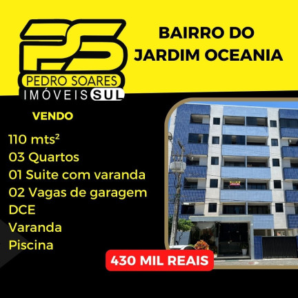 Imagem Apartamento com 3 Quartos à Venda, 110 m² em Jardim Oceania - João Pessoa