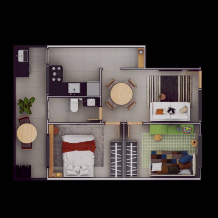 Imagem Casa com 2 Quartos à Venda, 41 m² em Ocian - Praia Grande
