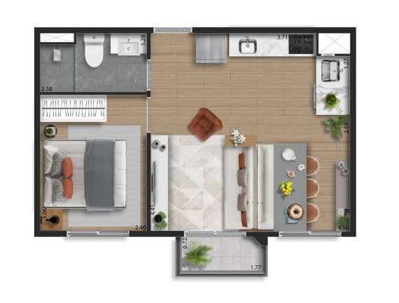 Imagem Apartamento com 1 Quarto à Venda, 28 m² em Vila Romana - São Paulo Imagem Apartamento com 1 Quarto à Venda, 28 m² em Vila Romana - São Paulo
