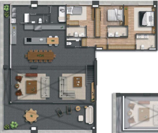 Imagem Cobertura com 3 Quartos à Venda, 209 m² em Itaim Bibi - São Paulo