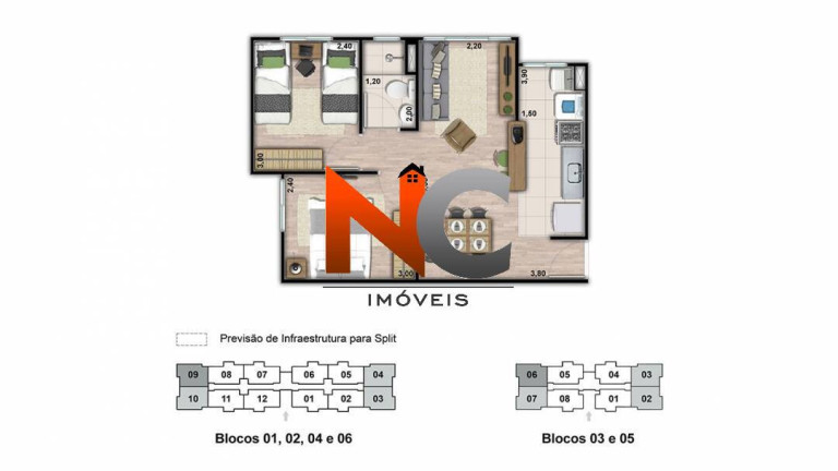 Imagem Apartamento com 2 Quartos à Venda, 41 m² em São Vicente - Belford Roxo Imagem Apartamento com 2 Quartos à Venda, 41 m² em São Vicente - Belford Roxo