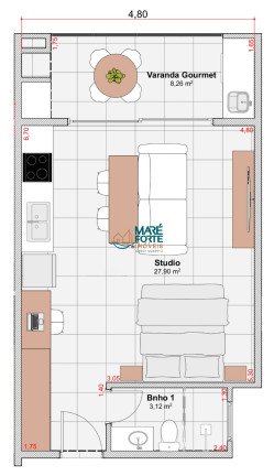 Imagem Apartamento com 1 Quarto à Venda, 39 m² em Toninhas - Ubatuba Imagem Apartamento com 1 Quarto à Venda, 39 m² em Toninhas - Ubatuba