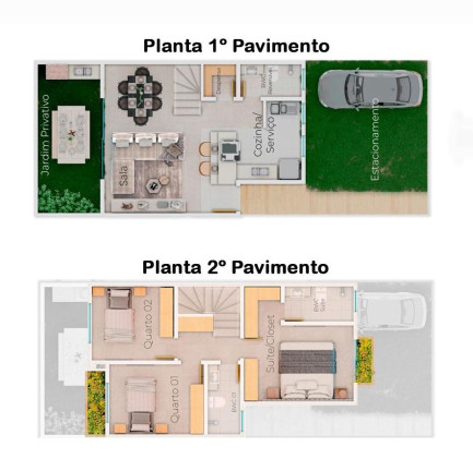 Imagem Casa de Condomínio com 3 Quartos à Venda, 100 m² em Neópolis - Natal Imagem Casa de Condomínio com 3 Quartos à Venda, 100 m² em Neópolis - Natal