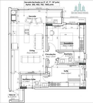 Imagem Apartamento com 2 Quartos à Venda, 71 m² em Borgo - Bento Gonçalves